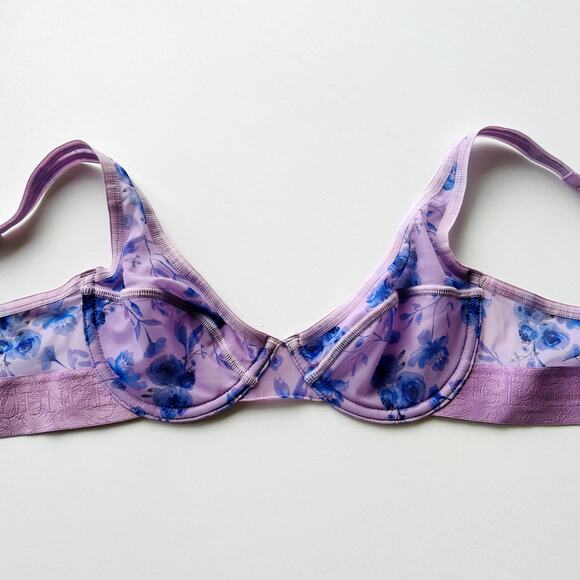 LOUNGE Floral mesh balcony Lilac Bra size 32B - Picture 11 of 11